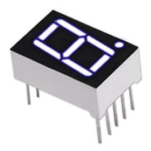 LED 7Seg 1Digits White 0.56″ | 00