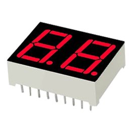 LED 7Seg 2Digits Red 0.56″ | 00