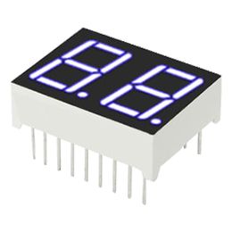 LED 7Seg 2Digits White 0.56″ | 00