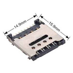 SimCard Micro Hinged 8 Pin MUP | 00