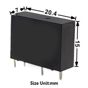 Relay Y32F-SS-112LM1 4Pin 5A 12V 0.2W Yuanze | 00