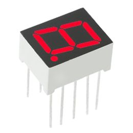 LED 7Seg 1Digits Red 0.39″ | 02
