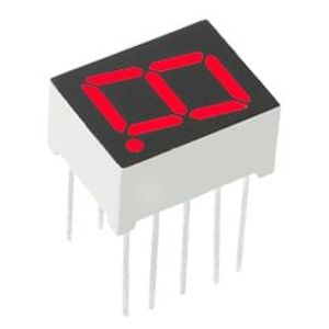 LED 7Seg 1Digits Red 0.39″ | 02