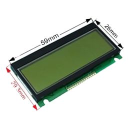 LCD (STN-Positive) 2×16 Char Green +Backlight | 01