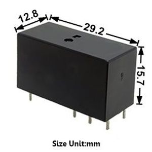 Relay Y14F-SS-212L-115 8Pin 5A 12V 0.4W Yuanze | 00