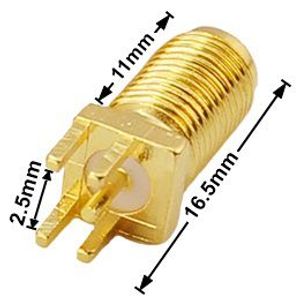 Connector SMA Jack (Female) ST 16.5mm | 00