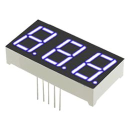 LED 7Seg 3Digits White 0.56″ | 00
