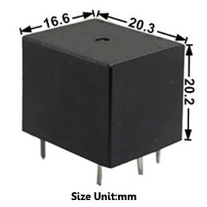 Relay HJR-21FF-S-Z-12VDC 5Pin 7A 12V 0.36W Tianbo | 00