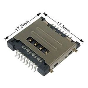 SimCardx2 Push Pull 16 Pin SIMSR4 | 00