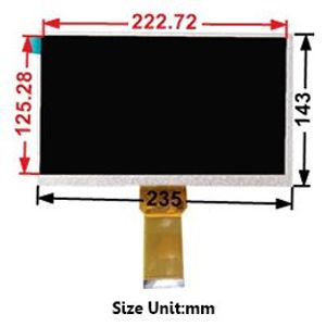 LCD TFT 10.1″ TN 1024×600 DISEN | 00