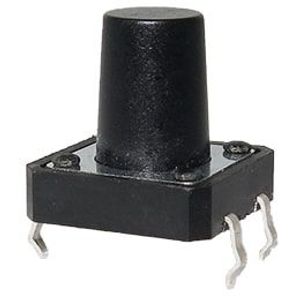 Tac Switch 12H Black 12×12 THD TSSR3 | 00