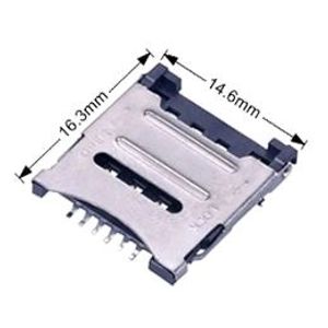 SimCard Micro Hinged 6 Pin SIMSR4 | 00