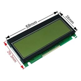 LCD (STN-Positive) 2×16 Char Green +Backlight | 00