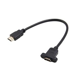 کابل HDMI روپنلی پیچ دار 30cm