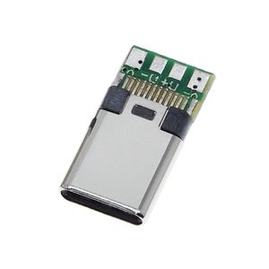 سوکت نری USB-C سرکابلی 4P - تولیدی