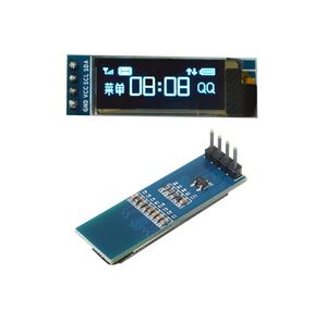 ماژول نمایشگر OLED آبی 0.91 اینچ دارای ارتباط I2C