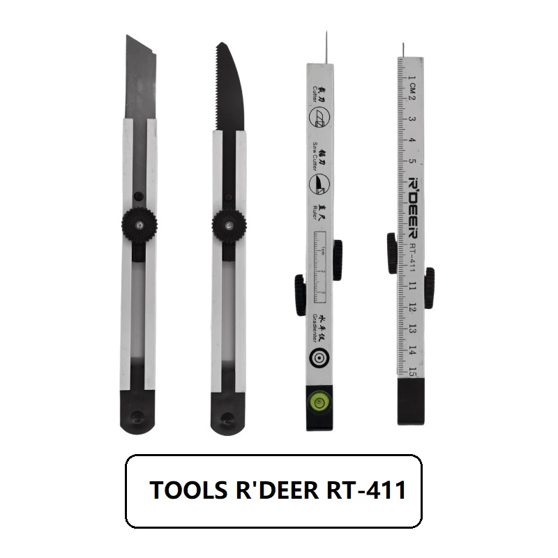 ست 4 عددی ابزار برش و اندازه گیری آردییر RDEER RT-411
