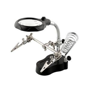گیره مونتاژ ذره بین دار به همراه چراغ مدل TE801