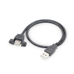 کابل USB روپنلی پیچ دار 50cm