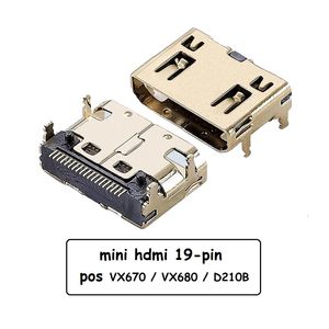 سوکت مینی HDMI مادگی ( سوکت شارژ پوز VX670 / VX680 / D210B )