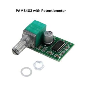 ماژول آمپلی فایر PAM8403 استریو دو کاناله 3 وات همراه با ولوم