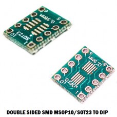 برد دو لایه تبدیل SMD به DIP ویژه آی سی های SOT23 , MSOP10