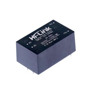 ماژول کاهنده روبردی ایزوله 220V به 12V جریان 420mA مدل HLK-5M12