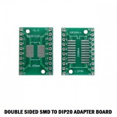 برد دو لایه تبدیل SMD به DIP ویژه آی سی های SOP20 SSOP20 TSSOP20