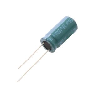 خازن الکترولیتی 1200uF / 16V تایوانی مارک TAICON با طول عمر بالا