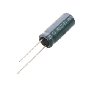 خازن الکترولیتی 2200uF / 6.3V تایوانی مارک TAICON با طول عمر بالا