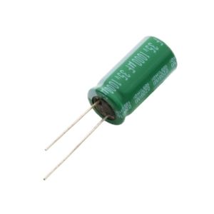 خازن الکترولیتی 1000uF / 35V تایوانی مارک TAICON با طول عمر بالا