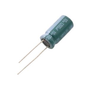 خازن الکترولیتی 1200uF / 10V تایوانی مارک TAICON با طول عمر بالا