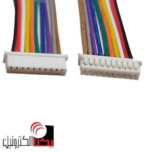 کانکتور FH مادگی 10پین سیم دار  (1.25میلی متری)
