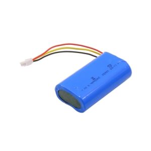 پک باتری دو سل لیتیوم یون 3.7V ظرفیت 2400mAh دارای کانکتور XH-3pin