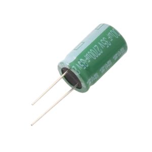 خازن الکترولیتی 2700uF / 35V تایوانی مارک TAICON با طول عمر بالا