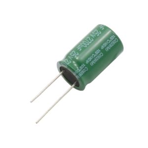 خازن الکترولیتی 2700uF / 25V تایوانی مارک TAICON با طول عمر بالا