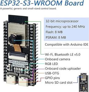 FREENOVE ESP32-S3-WROOM CAM BOARD