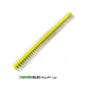 پین هدر2*40 نری صاف زرد (2.54mm)