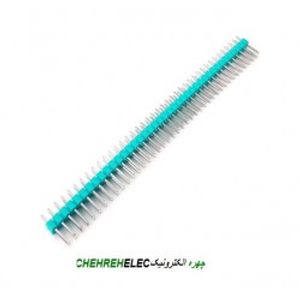 پین هدر2*40 نری صاف سبز (2.54mm)