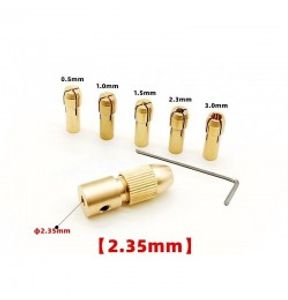 سه نظام مینیاتوری 0.5mm-3.0mm شفت 2.35 میلیمتر با کولت 5 سر