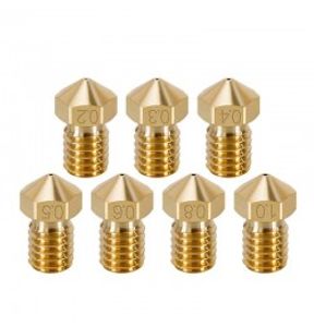 نازل هات اند E3D V5 V6 برنجی دقت بالا high-precision Copper Brass