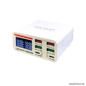 مشخصات، قیمت و خرید تستر شارژر 6 پورت یاکسون YAXUN YX-896P - اسمارت تولز