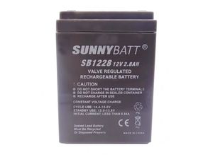 باتری خشک 12 ولت 2.8 آمپر ساعت مارک SUNNYBATT