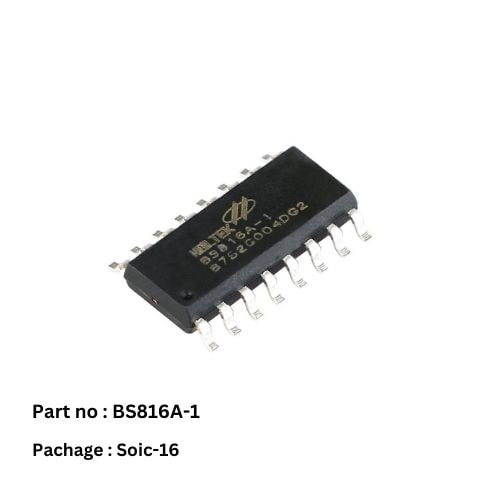 ای سی تاچ BS816A-1 پکیج SOIC-16 اورجینال