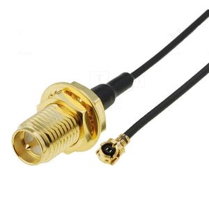 کابل RF رابط (تبدیل) RP-SMA مادگی به UFL-IPX مادگی با طول 15cm