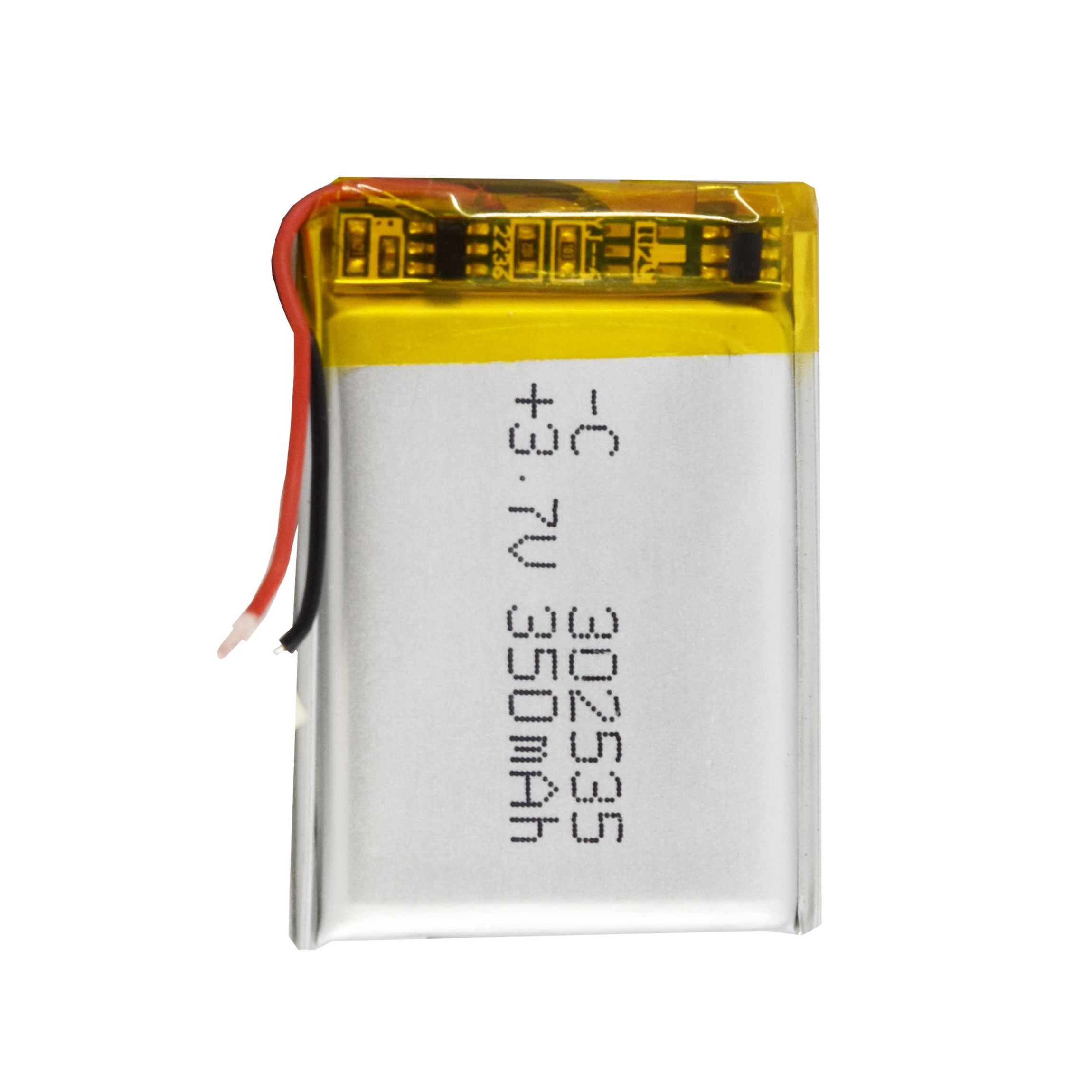 باتری لیتیوم پلیمر ظرفیت 350mAh سایز 302535