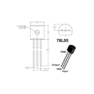 رگولاتور 78L05  DIP