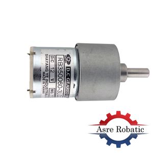 موتور گیربکس 12V-7.5RPM مدل RB350750 تایوانی