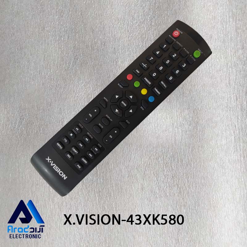 کنترل اصلی  تلویزیون ایکس ویژن 43XK580