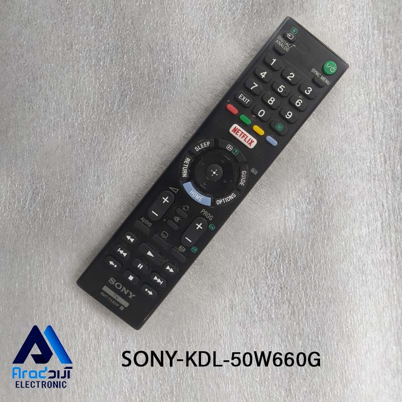 کنترل اصلی تلویزیون سونی 50W660G